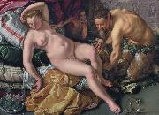 Hendrick Goltzius Jupiter and Antiope oil painting